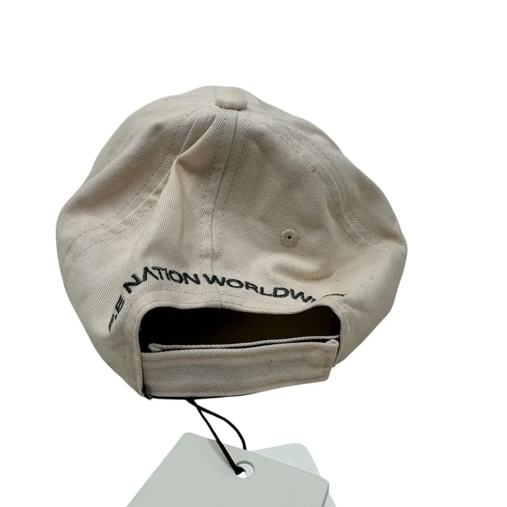 P.E Nation Logo Homage Cap Hat In Blush Pink Cotton One Size Unisex‎
